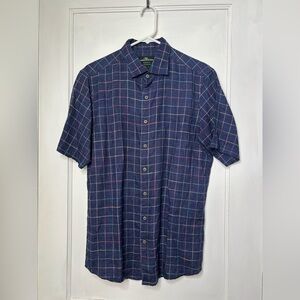 Rodd & Gunn Blue Plaid Casual Button Down Shirt